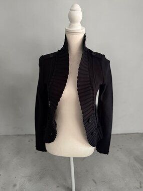 White House Black Market Black Sweater Cardigan Size XS